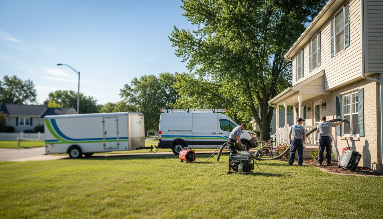 Flooded Basement Restoration And Cleanup With Repair in North Lewisburg, OH near me